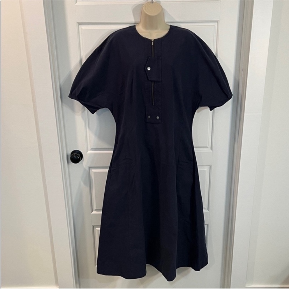 NEW! Banana Republic Stretch-Column Twill Utility Midi Dress -Multiple 817689 💖 - Picture 6 of 7